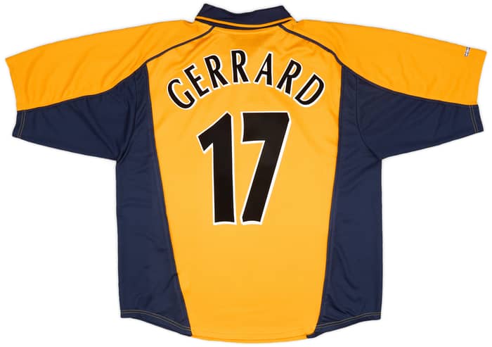 2000-02 Liverpool Away Shirt Gerrard #17