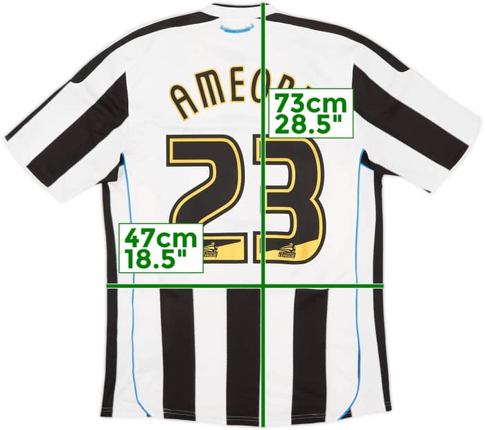 2009-10 Newcastle Home Shirt Ameobi #23 - 8/10 - (S)