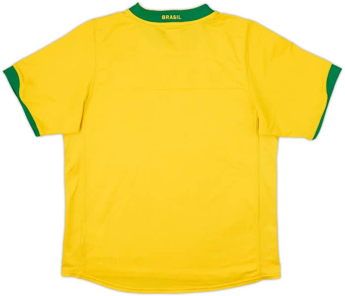 2006-08 Brazil Home Shirt - 4/10 - (M)