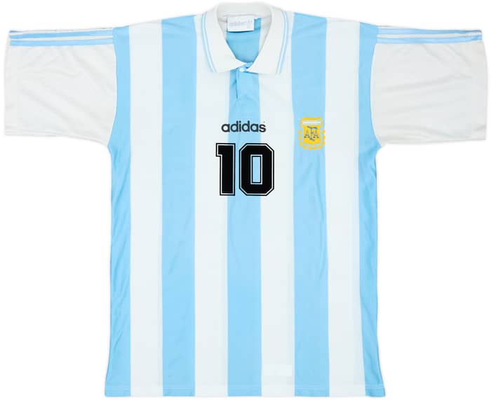 1994 Argentina Home Shirt Maradona #10 - 9/10 - (L)
