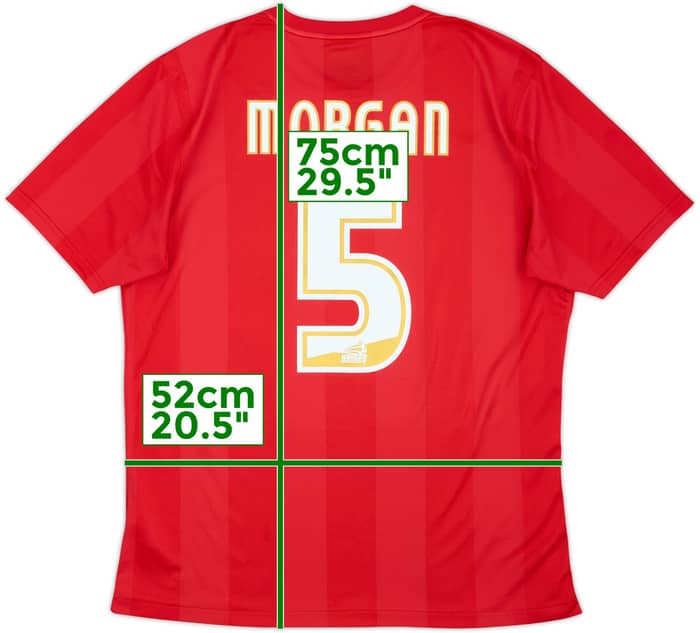 2010-11 Nottingham Forest Home Shirt Morgan #5 - 9/10 - (M)