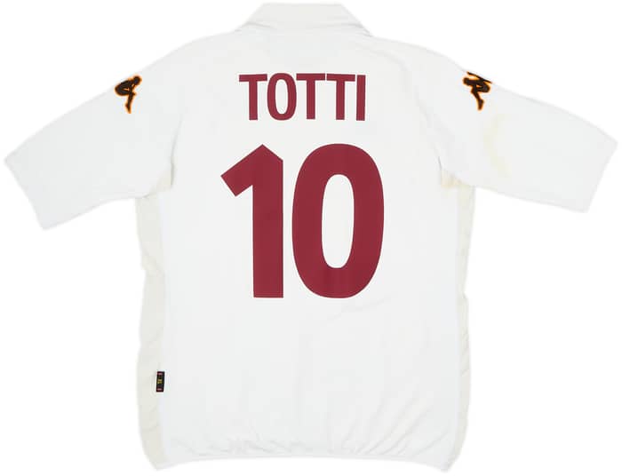 Camiseta de visitante del Roma 2002-03 Totti #10 - 6/10 - (XL)