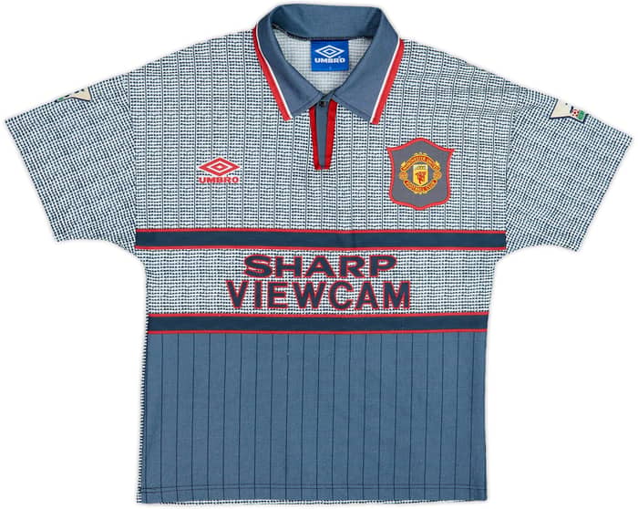 1995-96 Manchester United Away Shirt Keane #16 - 8/10 - (Y)