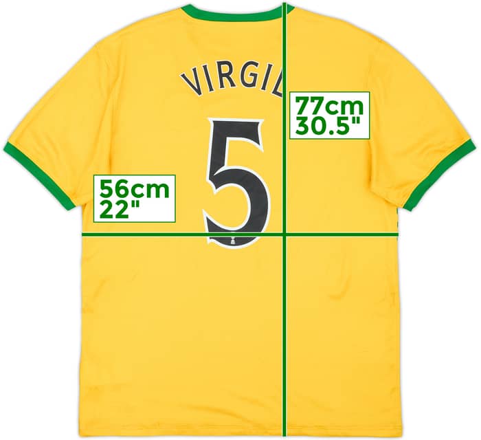 2013-14 Celtic Away Shirt Virgil #5 - 7/10 - (L)
