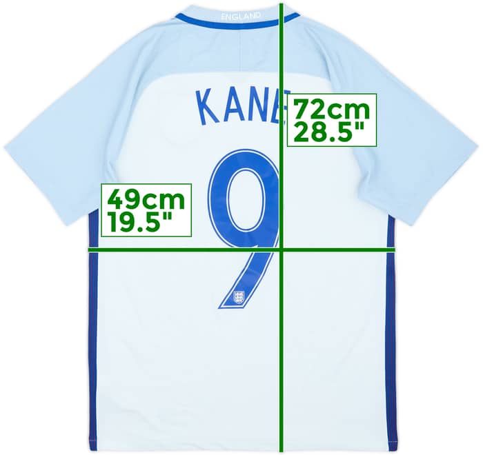 2016-17 England Home Shirt Kane #9 - 6/10 - (S)