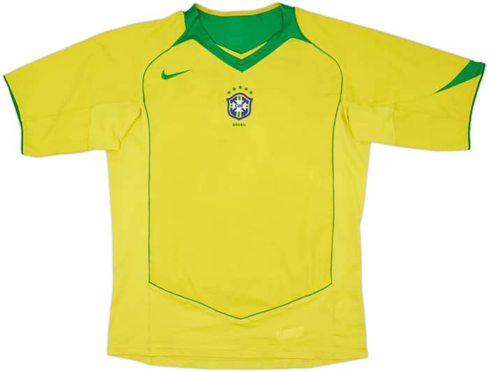 2004-06 Brazil Home Shirt - 5/10 - (L)