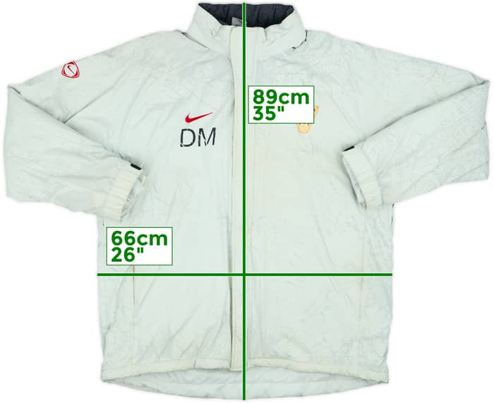 2005-06 Croatia Staff Issue Nike Padded Bench Coat DM - 6/10 - (XL)
