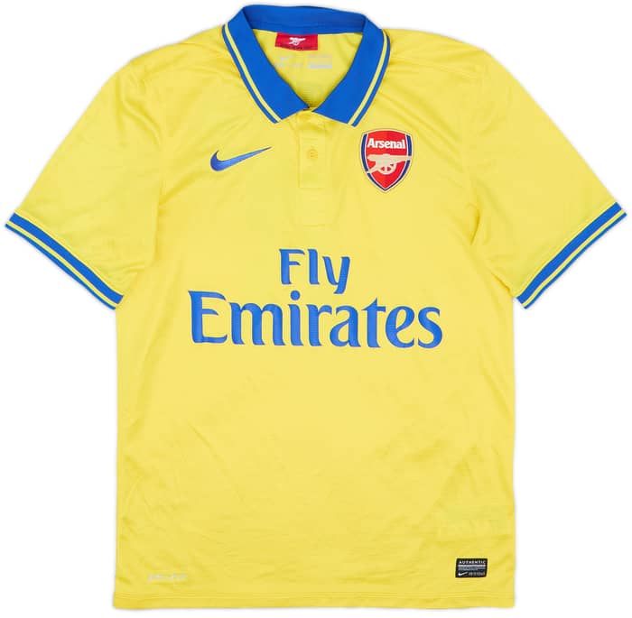 2013-14 Arsenal Away Shirt Arteta #8 - 8/10 - (S)