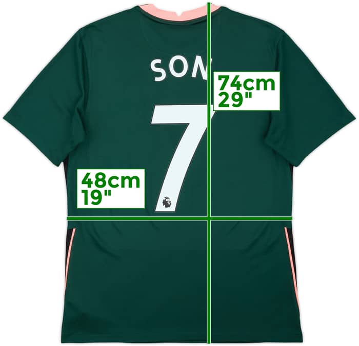 2020-21 Tottenham Away Shirt Son #7 - 8/10 - (M)