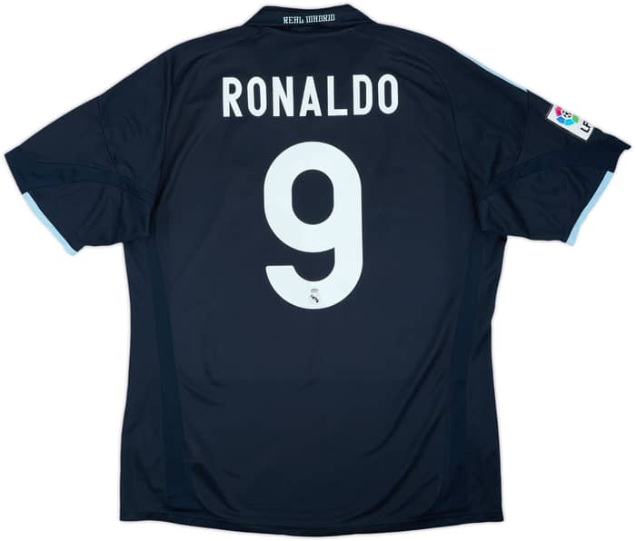 Camiseta de visitante del Real Madrid 2009-10 Ronaldo #9 - 6/10 - (L)