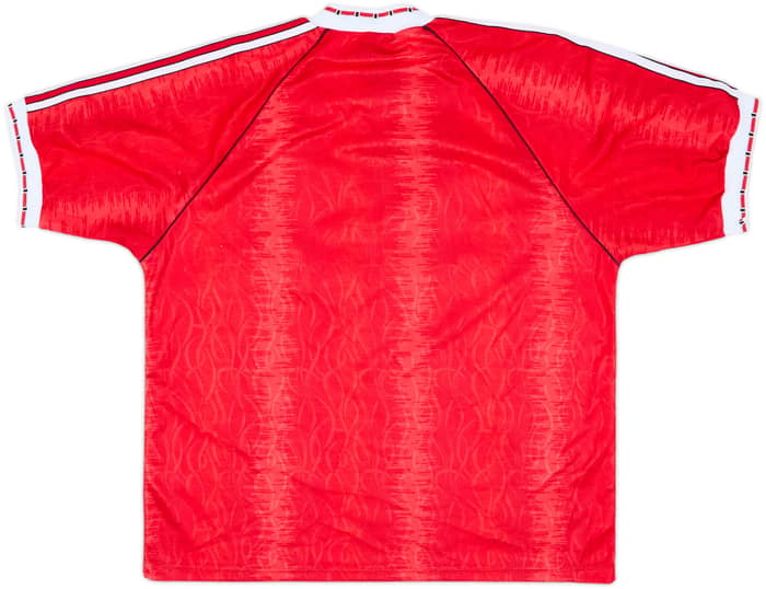 1990-92 Manchester United Home Shirt - 8/10 - (L)