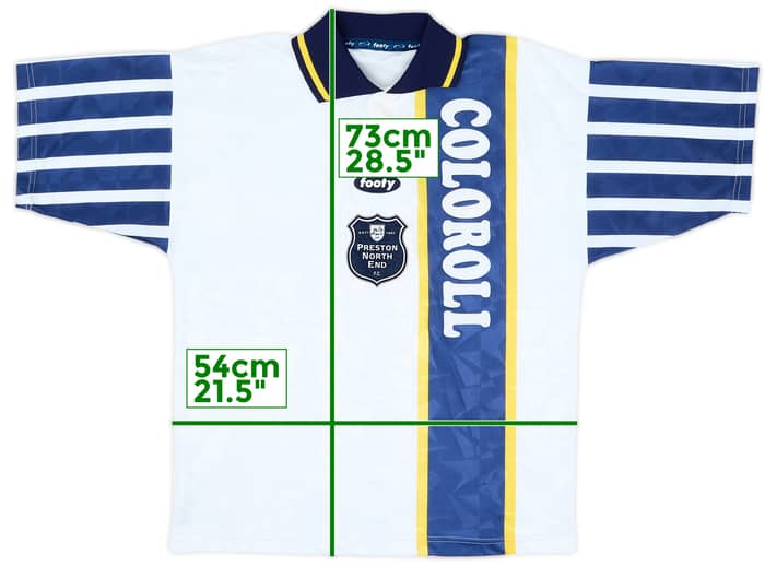 1994-95 Preston North End Home Shirt - 8/10 - (L)