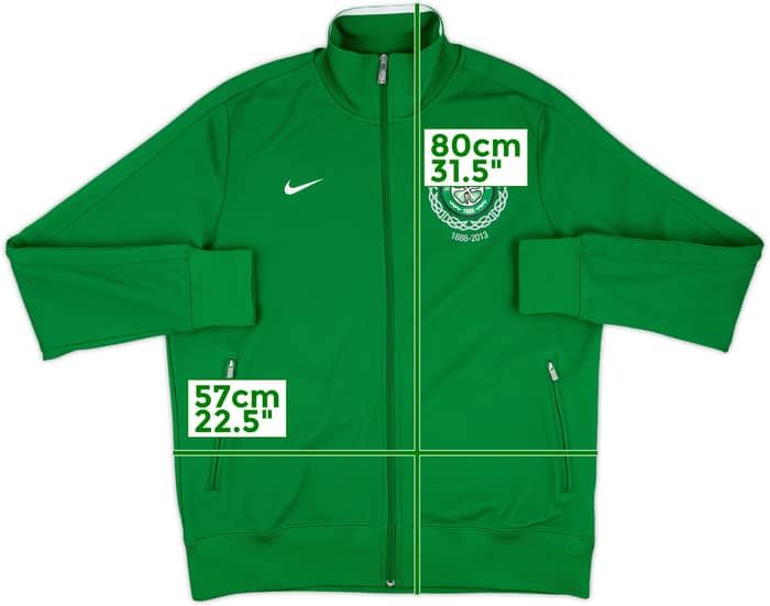 2012-13 Celtic Nike Track Jacket - 9/10 - (XL)