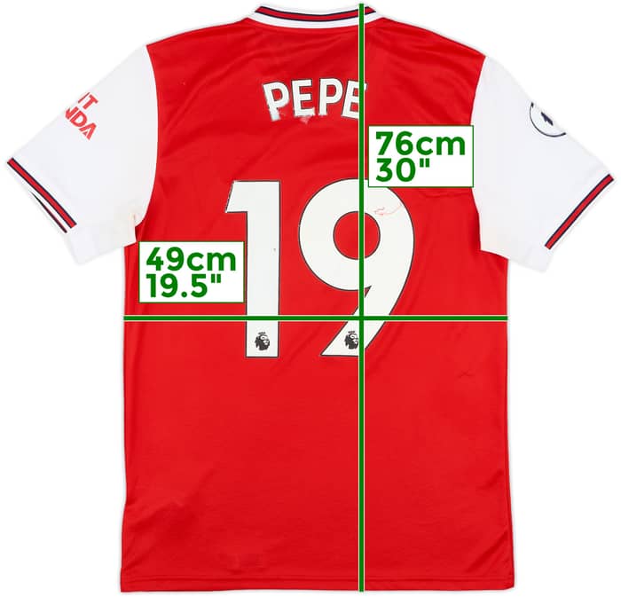 2019-20 Arsenal Home Shirt Pepe #19 - 4/10 - (M)