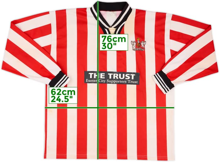 1998-99 Exeter City Supporters Trust Home L/S Shirt #8 - 5/10 - (L)