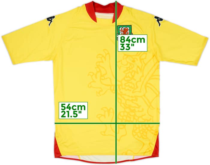 2007-08 Wales Away Shirt - 9/10 - (XL)