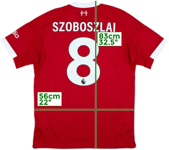 2025-26 Liverpool Home Shirt Szoboszlai #8 (L)