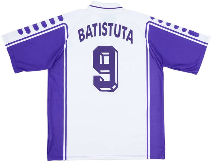 1999-00 Fiorentina Away Shirt Batistuta #9 - 6/10 - (XL)