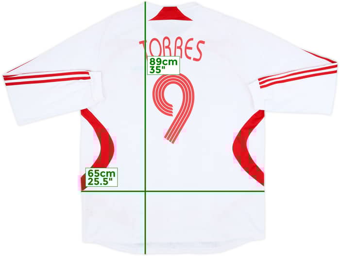 2007-08 Liverpool Away L/S Shirt Torres #9 - 5/10 - (XXL)