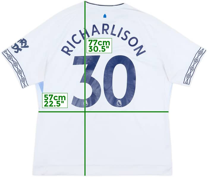 2018-19 Everton Third Shirt Richarlison #30 - 5/10 - (XXL)
