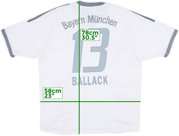 2002-03 Bayern Munich Away Shirt Ballack #13 - 4/10 - (XL)