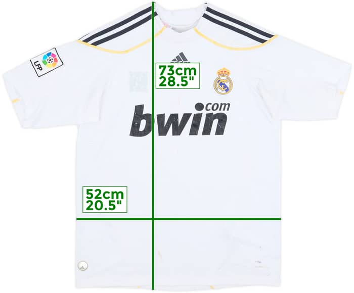 2009-10 Real Madrid Home Shirt - 3/10 - (XL.Boys)