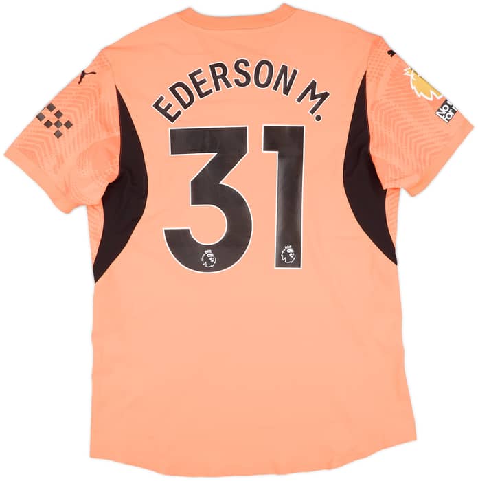 2024-25 Manchester City Match Issue GK Shirt Ederson M. #31