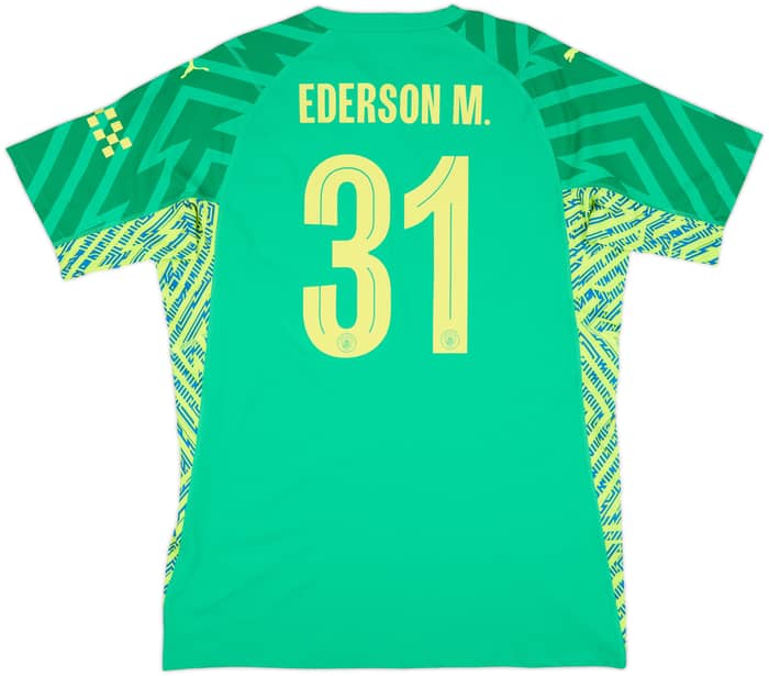 2023-24 Manchester City Player Issue GK Shirt Ederson M. #31