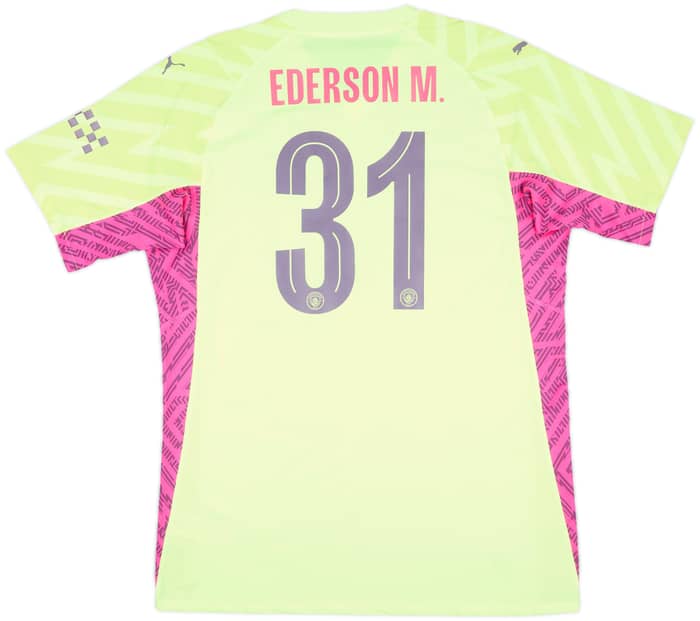 2023-24 Manchester City Player Issue GK Shirt Ederson M. #31