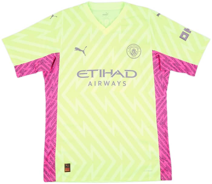 2023-24 Manchester City Player Issue GK Shirt Ederson M. #31
