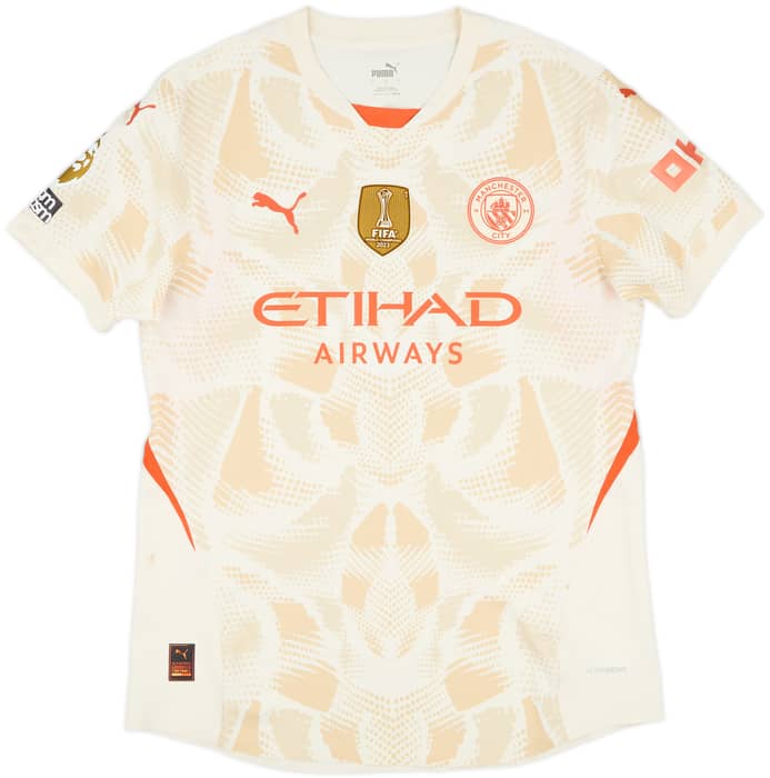 2024-25 Manchester City Match Issue GK Shirt Brits #80