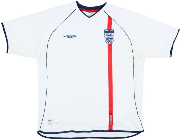 2001-03 England Home Shirt - 5/10 - (XL)