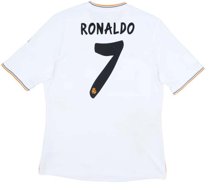 2013-14 Real Madrid Home Shirt Ronaldo #7 - 4/10 - (L)