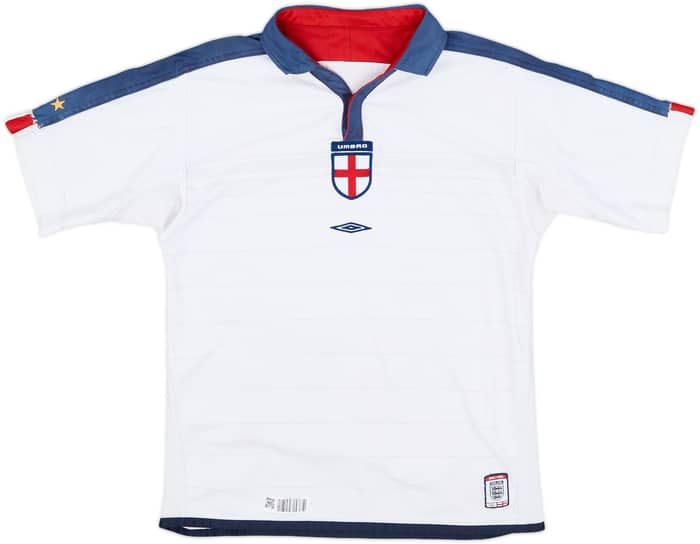 2003-05 England Home Shirt - 5/10 - (L.Boys)