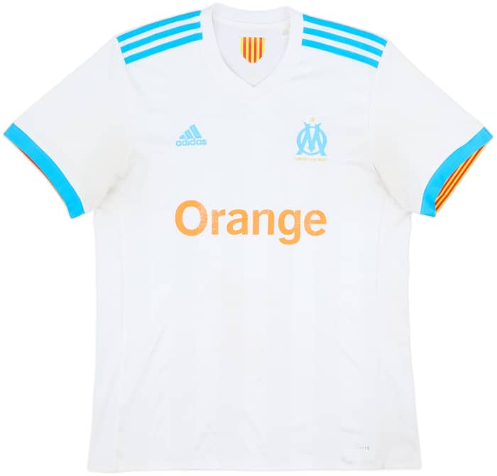2017-18 Olympique Marseille Home Shirt - 4/10 - (L)