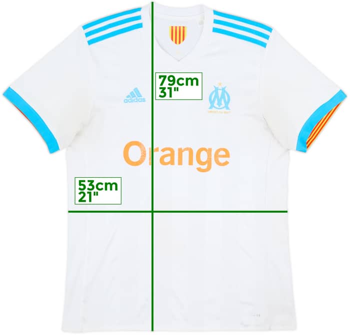2017-18 Olympique Marseille Home Shirt - 4/10 - (L)