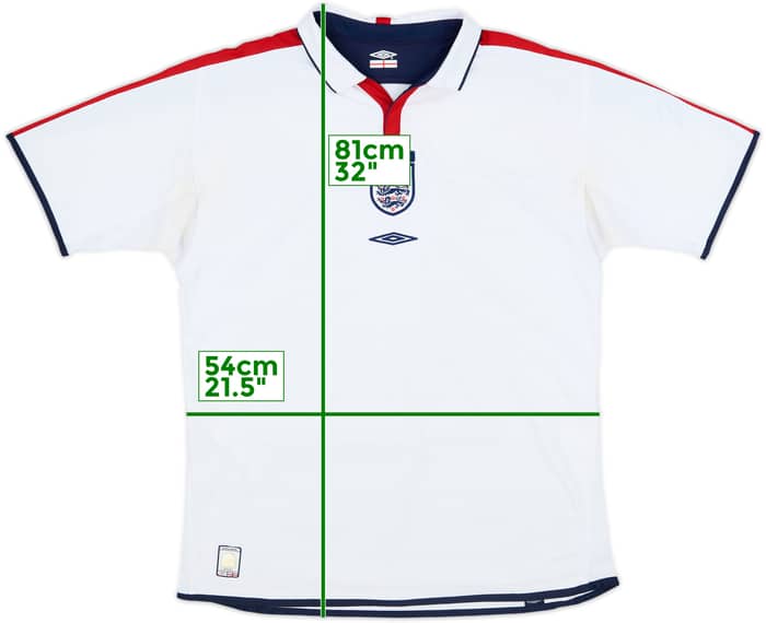 2003-05 England Home Shirt - 4/10 - (L)