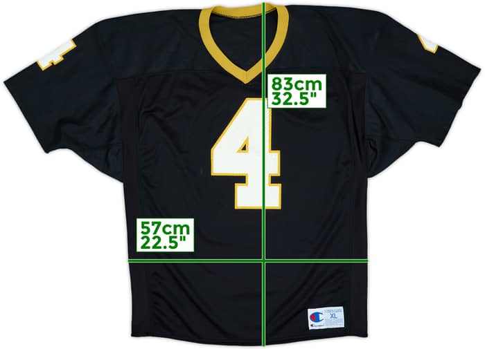 1990 Purdue Boilermakers #4 Champion Home Jersey - 7/10 - (XL)