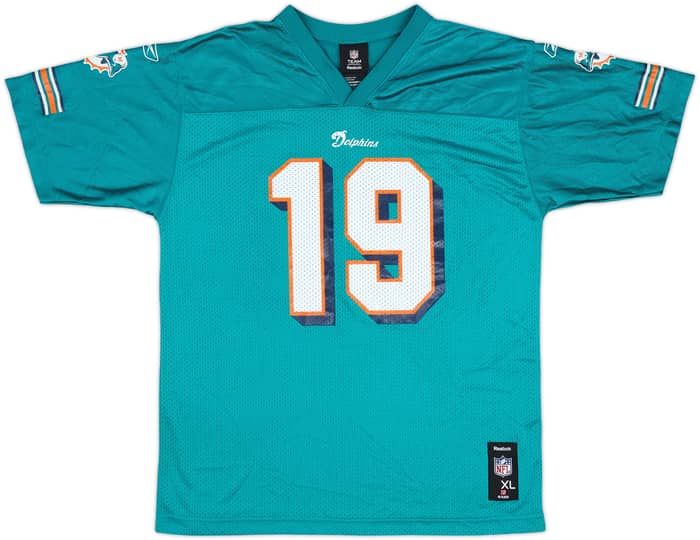 2010-11 Miami Dolphins Marshall #19 Reebok Replica Home Jersey - 9/10 - (XL.Boys)