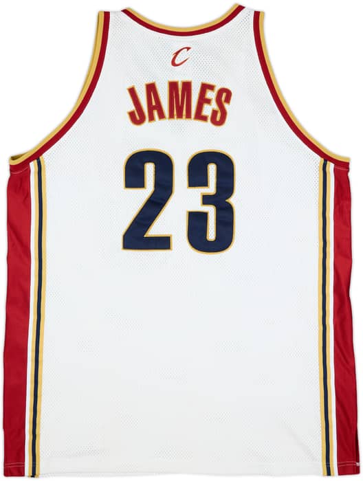 2003-06 Cleveland Cavaliers James #23 Reebok Authentic Home Jersey - 9/10 - (XXL)
