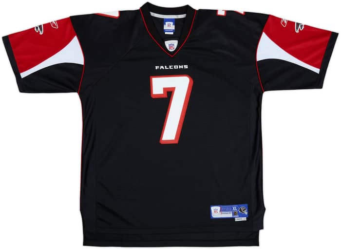 2005-06 Atlanta Falcons Vick #7 Reebok Premier Alternate Jersey - 8/10 - (XL)