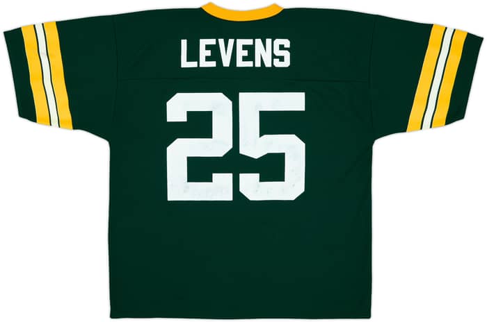 1997 Green Bay Packers Levens #25 Logo 7 Home Jersey - 7/10 - (L)