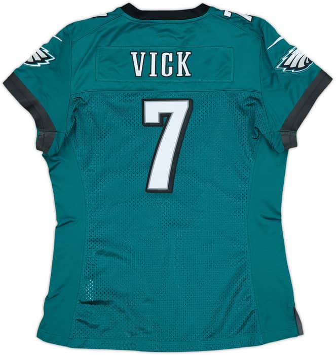 2012-13 Philadelphia Eagles Vick #7 Nike Authentic Home Jersey Womens - 7/10 - (M)