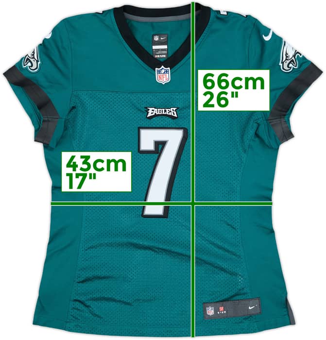 2012-13 Philadelphia Eagles Vick #7 Nike Authentic Home Jersey Womens - 7/10 - (M)