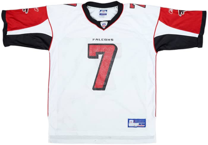 2003-04 Atlanta Falcons Vick #7 Reebok On Field Away Jersey - 6/10 - (L)