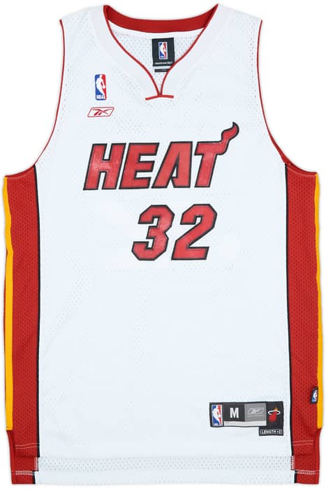 2004-06 Miami Heat O'Neal #32 Reebok Swingman Home Jersey - 7/10 - (M)
