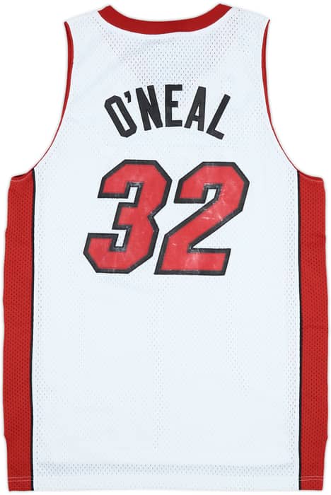 2004-06 Miami Heat O'Neal #32 Reebok Swingman Home Jersey - 7/10 - (M)