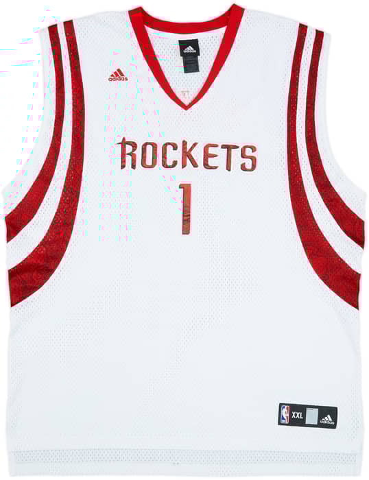 2006-10 Houston Rockets McGrady #1 adidas Swingman Alternate Jersey - 8/10 - (XXL)