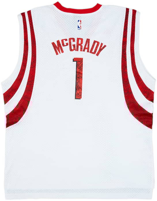 2006-10 Houston Rockets McGrady #1 adidas Swingman Alternate Jersey - 8/10 - (XXL)