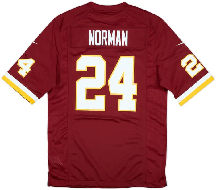 2016-19 Washington Redskins Norman #24 Nike Game Home Jersey - 6/10 - (S)